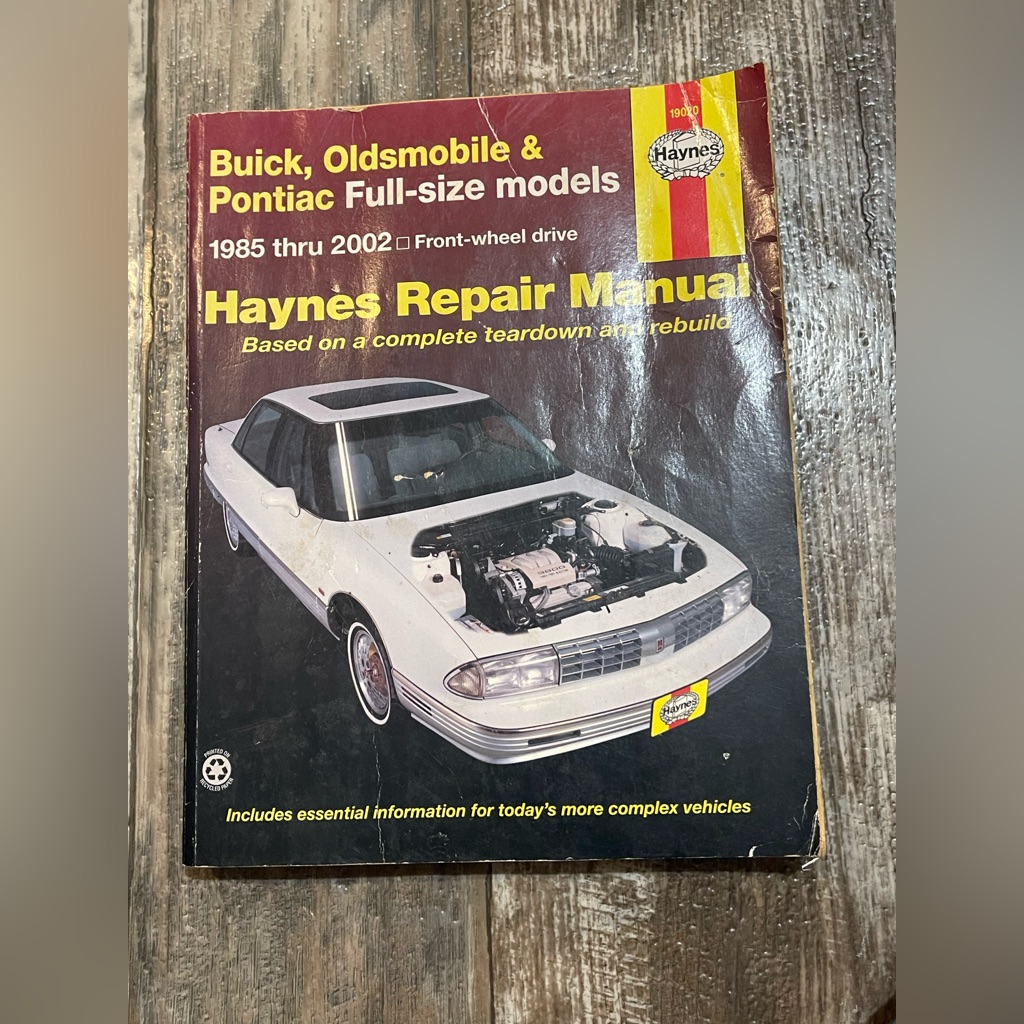 Haynes Repair Manual For Buick Oldsmobile Pontiac Haynes Repair Manual For Buick Oldsmobile Pontiac